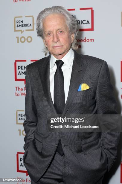 Michael Douglas attends the 2022 PEN America Literary Gala at American Museum of Natural History on May 23, 2022 in New York City.