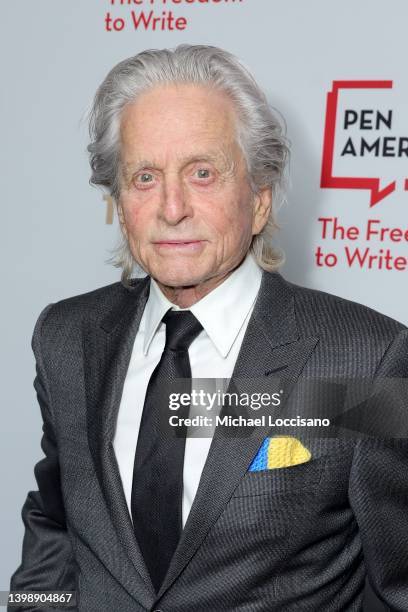 Michael Douglas attends the 2022 PEN America Literary Gala at American Museum of Natural History on May 23, 2022 in New York City.
