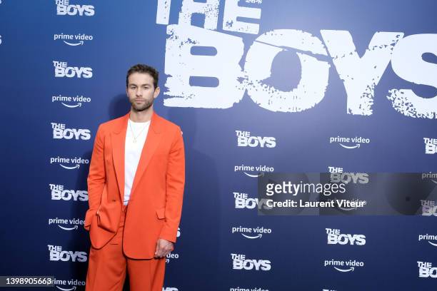 Chace Crawford attends the "The Boys - Season 3" special screening at Le Grand Rex on May 23, 2022 in Paris, France.