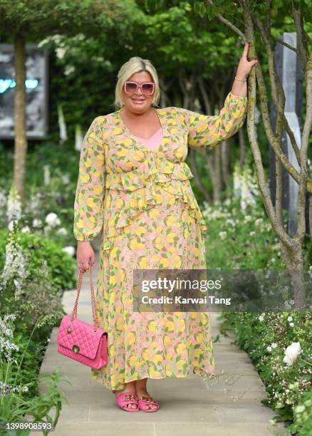 Gemma Collins attends the Chelsea Flower Show on May 23, 2022 in London, England.