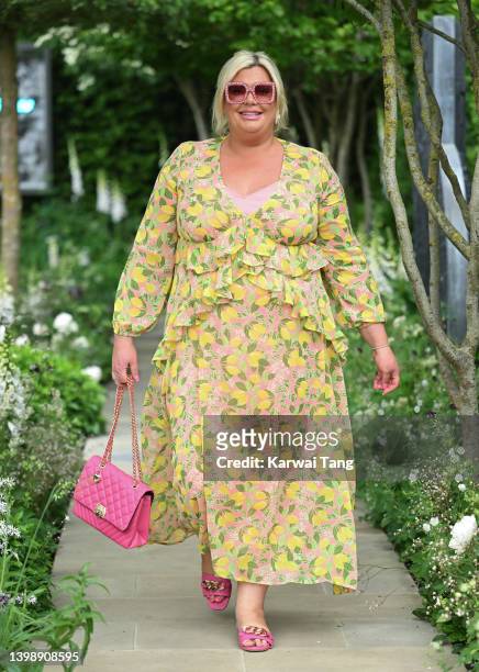 Gemma Collins attends the Chelsea Flower Show on May 23, 2022 in London, England.