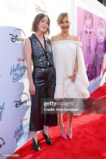 Julia Hart and Grace VanderWaal attend Disney's "Hollywood Stargirl" Premiere at El Capitan Theatre on May 23, 2022 in Los Angeles, California.