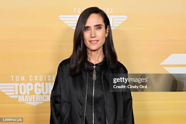 Jennifer Connelly attends the "Top Gun: Maverick" New York Screening at AMC Magic Johnson Harlem on May 23, 2022 in New York City.