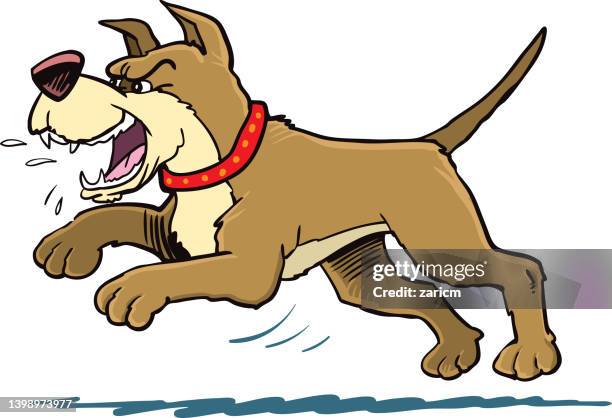 wütende hund - snarling stock-grafiken, -clipart, -cartoons und -symbole