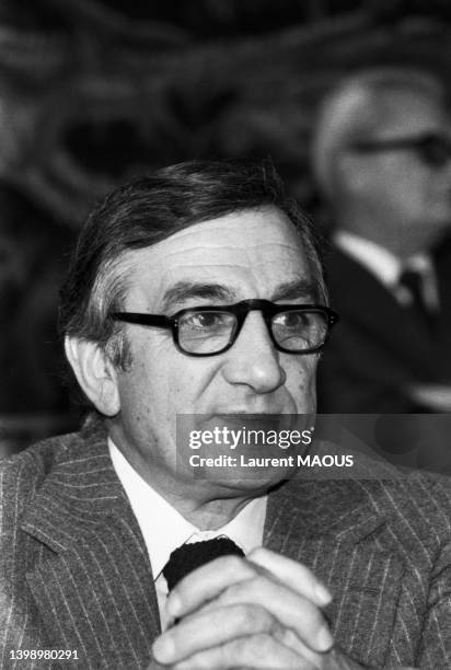 Portrait de Lino Ventura à Beaune, le 18 novembre 1978.