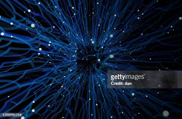 computer neural network concept image - ann stock pictures, royalty-free photos & images