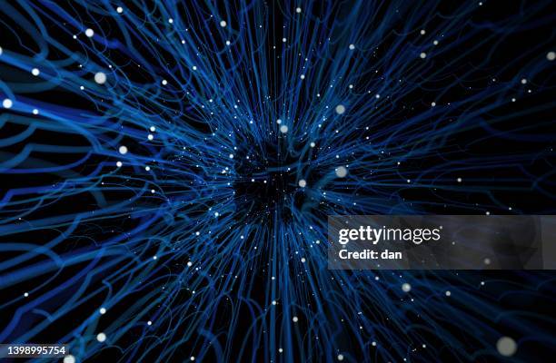 computer neural network concept image - neuronal matrix stock pictures, royalty-free photos & images