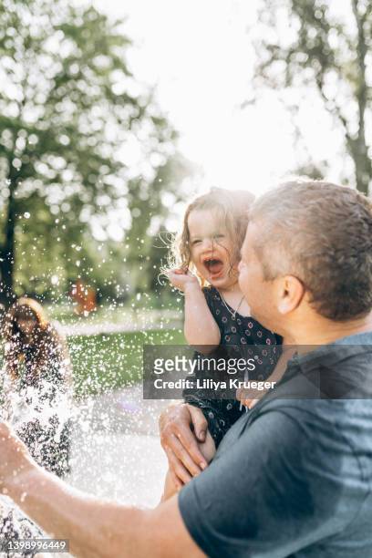 close up portrait father with daughter. - royalty free stock pictures, royalty-free photos & images