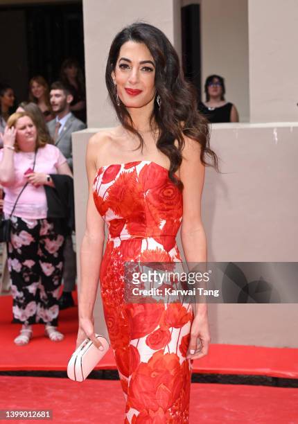 Amal Clooney attends The Prince's Trust Awards 2022 at Theatre Royal Drury Lane on May 24, 2022 in London, England.
