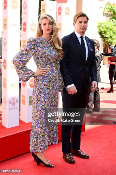 Tamsin Egerton and Josh Hartnett attend The Prince's Trust Awards 2022 at Theatre Royal Drury Lane on May 24, 2022 in London, England.