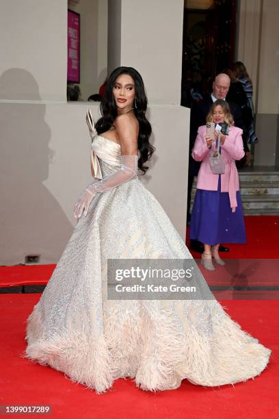 Munroe Bergdorf attends The Prince's Trust Awards 2022 at Theatre Royal Drury Lane on May 24, 2022 in London, England.