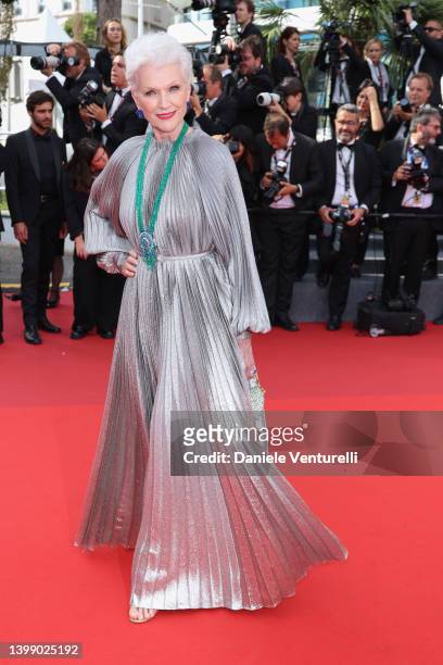 Maye Musk attends the 75th Anniversary celebration screening of "The Innocent " during the 75th annual Cannes film festival at Palais des Festivals...