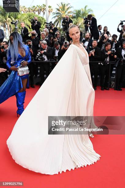 Natasha Poly attends the 75th Anniversary celebration screening of "The Innocent " during the 75th annual Cannes film festival at Palais des...