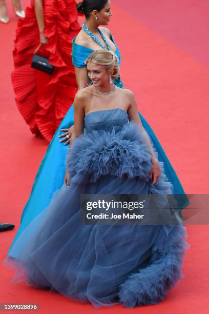 Lou Ruat attends the 75th Anniversary celebration screening of "The Innocent " during the 75th annual Cannes film festival at Palais des Festivals on...