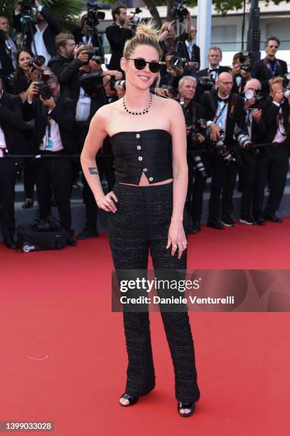 Kristen Stewart of "Crimes of the Future " attends the 75th Anniversary celebration screening of "The Innocent " during the 75th annual Cannes film...