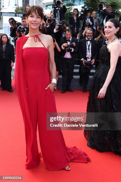 Sophie Marceau attends the 75th Anniversary celebration screening of "The Innocent " during the 75th annual Cannes film festival at Palais des...