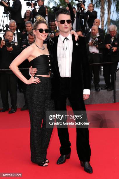 Kristen Stewart and Tom Sturridge attend the 75th Anniversary celebration screening of "The Innocent " during the 75th annual Cannes film festival at...