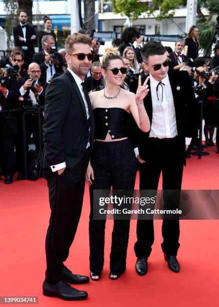 Scott Speedman, Kristen Stewart and Tom Sturridge attend the 75th Anniversary celebration screening of "The Innocent " during the 75th annual Cannes...