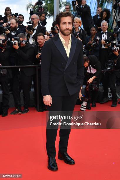 Jake Gyllenhaal attends the 75th Anniversary celebration screening of "The Innocent " during the 75th annual Cannes film festival at Palais des...