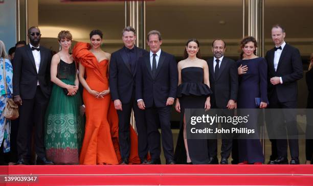 Jury Member Ladj Ly, Jury Member Rebecca Hall, Jury Member Deepika Padukone, Jury Member Jeff Nichols, President of the Jury of the 75th Cannes Film...