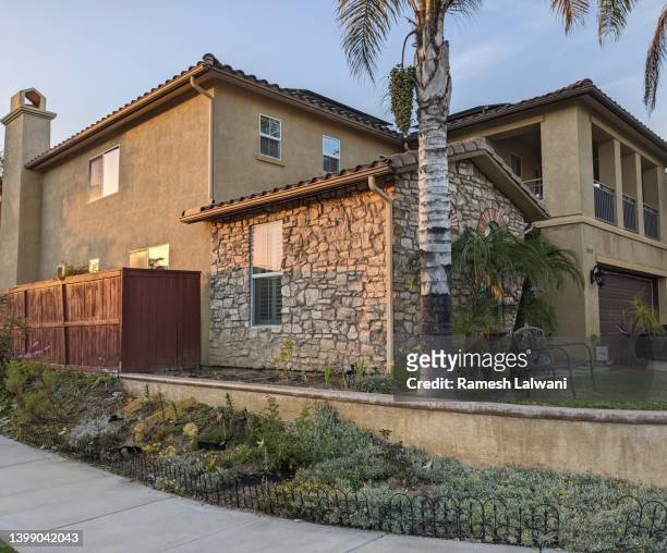 exterior house portraits - san diego home stock pictures, royalty-free photos & images
