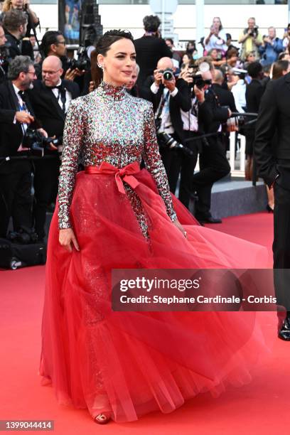 Bérénice Bejo attends the 75th Anniversary celebration screening of "The Innocent " during the 75th annual Cannes film festival at Palais des...