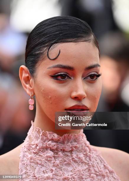 Cindy Kimberly attends the 75th Anniversary celebration screening of "The Innocent " during the 75th annual Cannes film festival at Palais des...