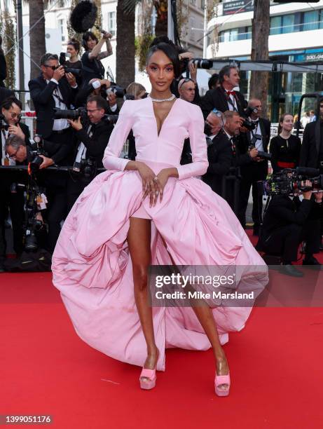 Jourdan Dunn attends the 75th Anniversary celebration screening of "The Innocent " during the 75th annual Cannes film festival at Palais des...