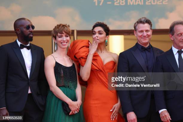 Jury Member Ladj Ly, Jury Member Rebecca Hall, Jury Member Deepika Padukone, Jury Member Jeff Nichols and President of the Jury of the 75th Cannes...