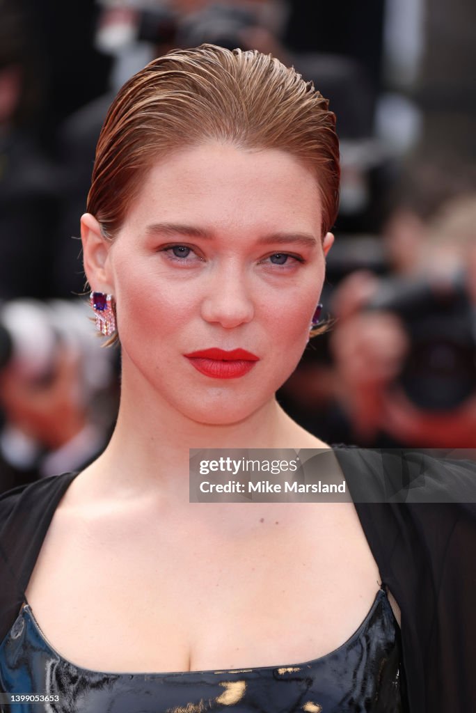 Léa Seydoux attends the 75th Anniversary celebration screening of