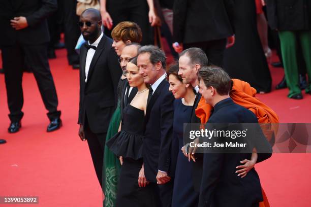 Jury Member Ladj Ly, Jury Member Rebecca Hall, Jury Member Asghar Farhadi, Jury Member Noomi Rapace, President of the Jury of the 75th Cannes Film...