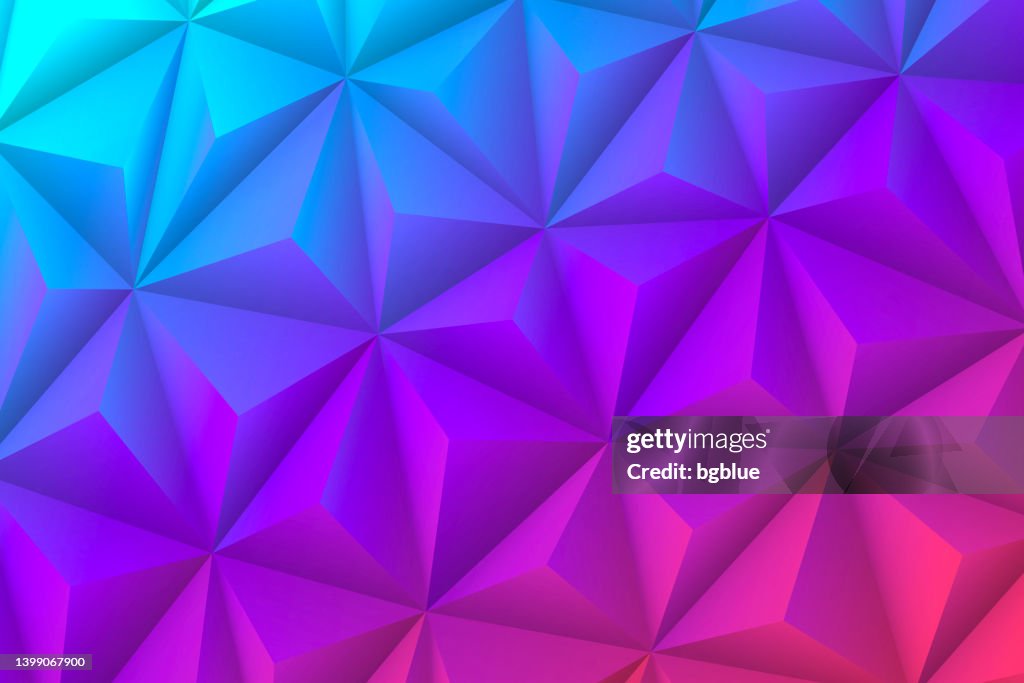 Abstract geometric texture - Low Poly Background - Polygonal mosaic - Purple gradient