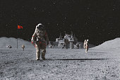Chinese astronauts on Moon with permanent base