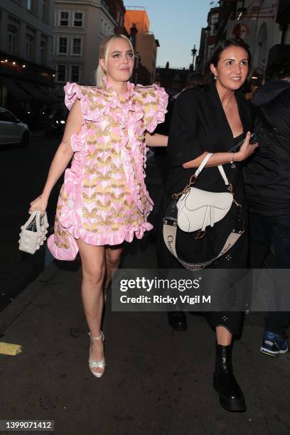 Anne-Marie is seen attending an intimate John Legend show Ronnie Scott's Jazz Club on May 24, 2022 in London, England.