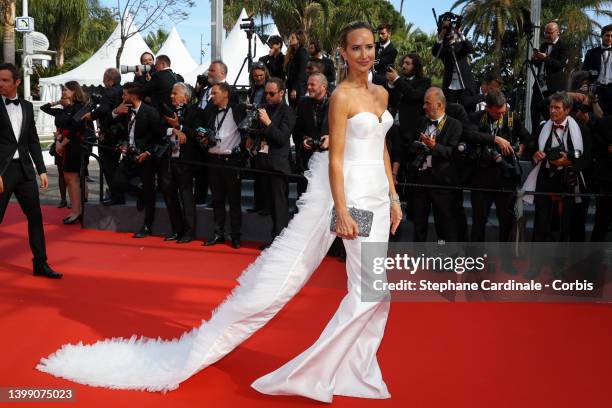 Lady Victoria Harvey attends the 75th Anniversary celebration screening of "The Innocent " during the 75th annual Cannes film festival at Palais des...