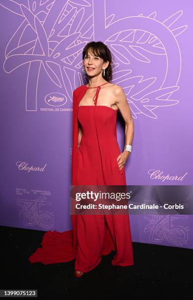 Sophie Marceau attends the "Cannes 75" Anniversary Dinner during the 75th annual Cannes film festival at on May 24, 2022 in Cannes, France.