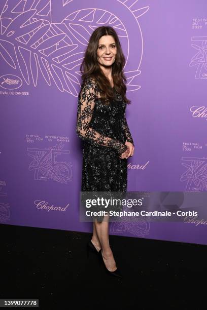 Chiara Mastroianni attends the "Cannes 75" Anniversary Dinner during the 75th annual Cannes film festival at on May 24, 2022 in Cannes, France.