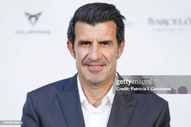 Luis Figo attends the photocall of Gentleman Awards 2022 at Lazaro Galdiano Museum on May 24, 2022 in Madrid, Spain.