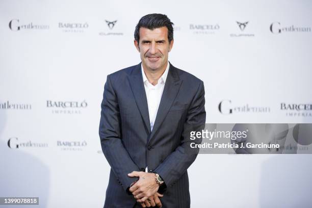 Luis Figo attends the photocall of Gentleman Awards 2022 at Lazaro Galdiano Museum on May 24, 2022 in Madrid, Spain.