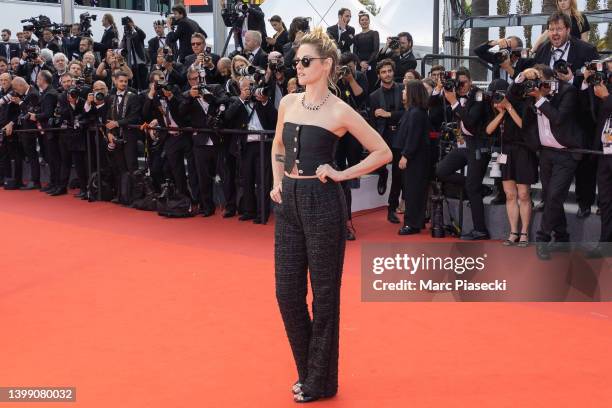 Actress Kristen Stewart attends the 75th Anniversary celebration screening of "The Innocent " during the 75th annual Cannes film festival at Palais...