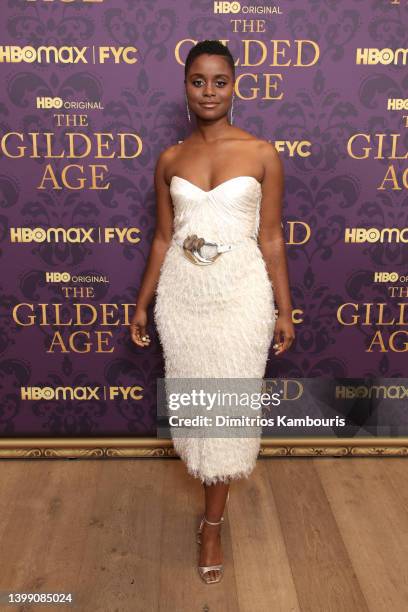 Denee Benton attends "The Gilded Age" FYC screening at the Whitby Hotel on May 24, 2022 in New York City.