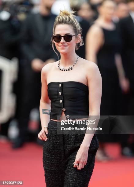 Kristen Stewart attends the 75th Anniversary celebration screening of "The Innocent " during the 75th annual Cannes film festival at Palais des...