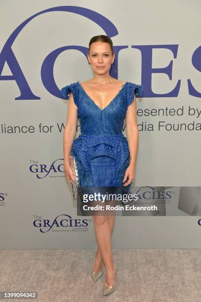 Bethany Joy Lenz attends the 47th Annual Gracie Awards Gala at Beverly Wilshire, A Four Seasons Hotel on May 24, 2022 in Beverly Hills, California.
