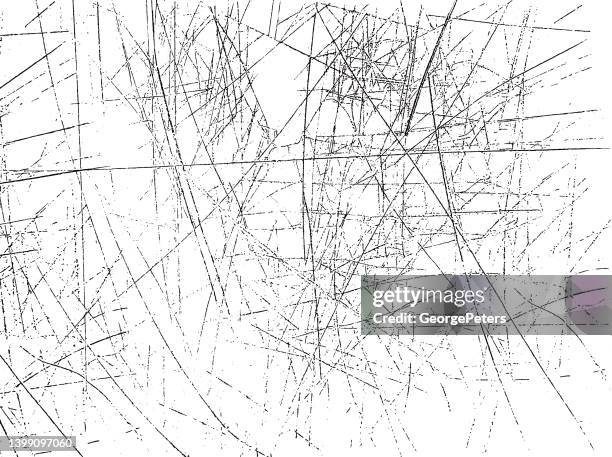 distressed, scratched textured metal surface - surface level perspective stock illustrations