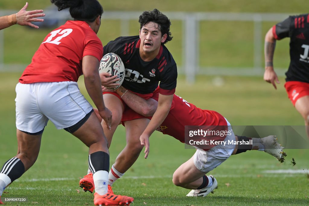 Nic Rouse Rugby Nic Shearer of the Crusaders U20's in action during the New Zealand ...