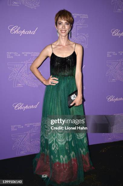 Rebecca Hall attends the "Cannes 75" Anniversary Dinner during the 75th annual Cannes film festival at on May 24, 2022 in Cannes, France.