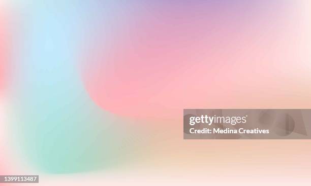 colorful mesh gradient blurred abstract background - electromagnetic wave vector stock illustrations