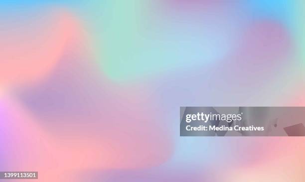 colorful mesh gradient blurred abstract background - electromagnetic wave vector stock illustrations