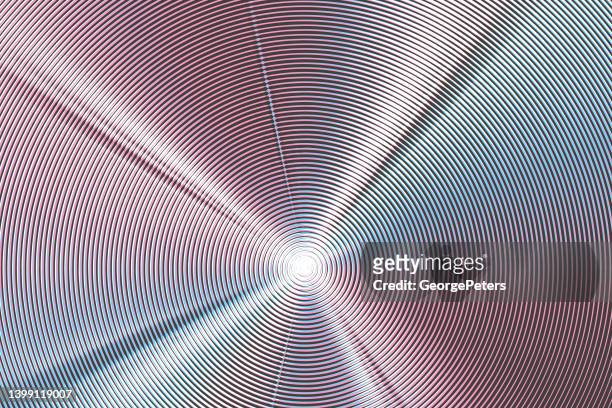 stereoscopic illustration of a zoom tunnel background - sonhar stock illustrations
