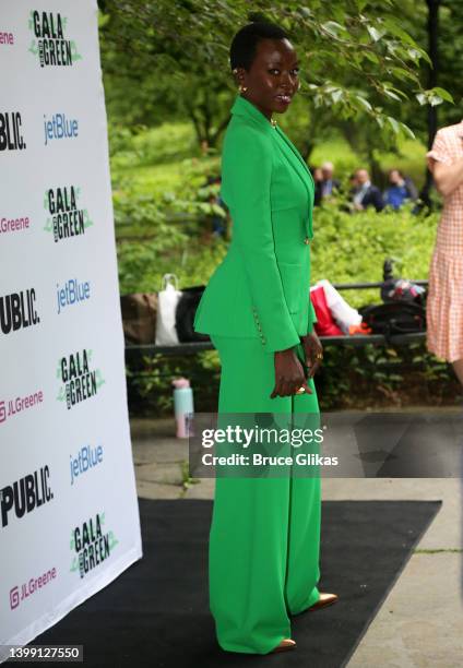 Danai Gurira poses at the 2022 Public Theater Gala on The Green at The Delacorte Theater on May 24, 2022 in New York City.